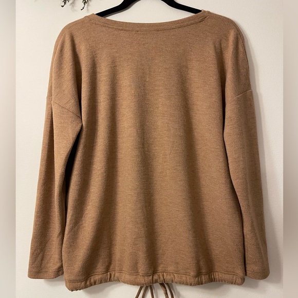 Haven Well Within Brushed Jersey Tie Front Pullover - Picture 2 of 4